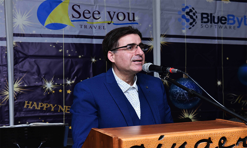 Δεξίωση για την κοπή της βασιλόπιτας των εταιριών BlueByte Cyprus, Key Partners & See You Travel